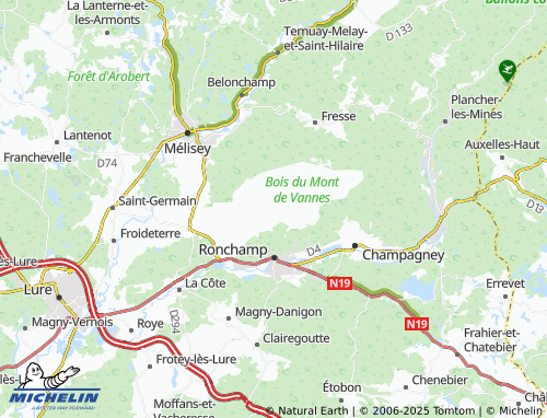 Carte MICHELIN La Selle - ViaMichelin