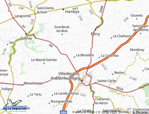 MICHELIN La Bloutière map - ViaMichelin