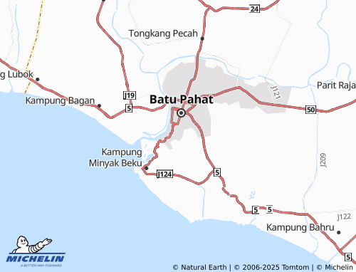 MICHELIN Kampung Petani map - ViaMichelin