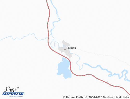 Carte MICHELIN Rakops - ViaMichelin