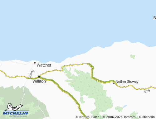Carte MICHELIN East Quantoxhead - ViaMichelin
