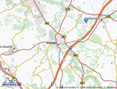 MICHELIN Greven map - ViaMichelin