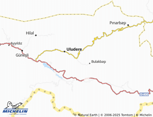MICHELIN Küçükçay map - ViaMichelin