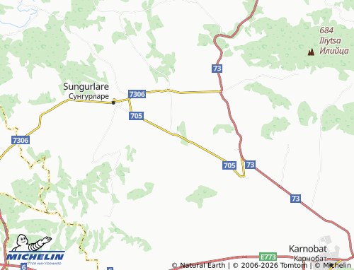 MICHELIN Gorovo map - ViaMichelin