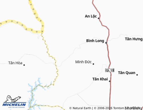 Kaart MICHELIN Hớn Quản - ViaMichelin