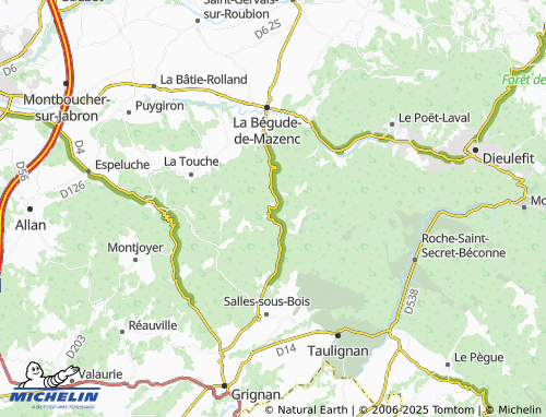 Carte MICHELIN Aleyrac - ViaMichelin