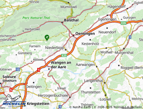 MICHELIN-Landkarte Holzhäusern - ViaMichelin