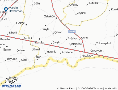 MICHELIN Kuylu map - ViaMichelin