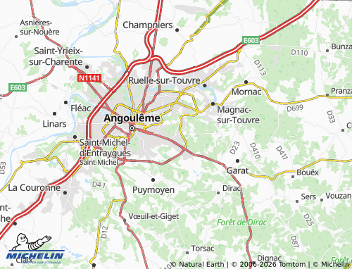 Mappa MICHELIN Soyaux - ViaMichelin