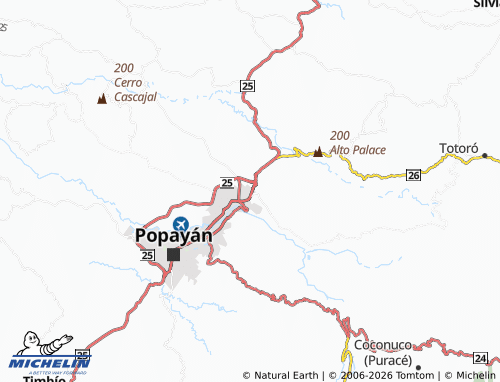 Mapa MICHELIN La Primavera - ViaMichelin