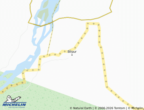 Carte MICHELIN Birpur - ViaMichelin