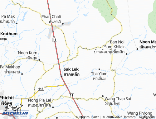 Carte MICHELIN Nong Ya Sai - ViaMichelin