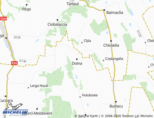 Mappa MICHELIN Doina - ViaMichelin