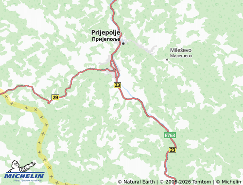 Mapa MICHELIN Kovačevac - ViaMichelin