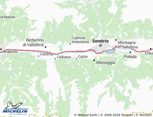 MICHELIN Caiolo map - ViaMichelin