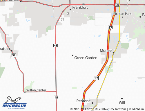 MICHELIN Green Garden map - ViaMichelin
