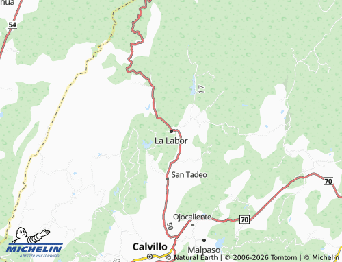 MICHELIN La Labor map - ViaMichelin