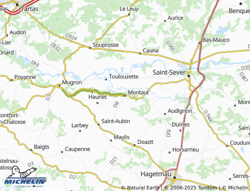 MICHELIN Montaut map - ViaMichelin
