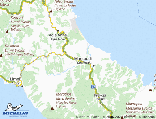 MICHELIN Kirinthos map - ViaMichelin