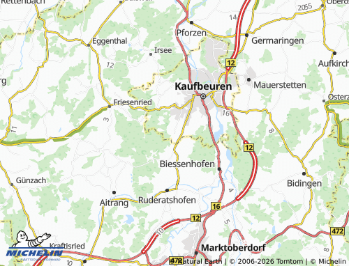 Mappa MICHELIN Märzisried - ViaMichelin