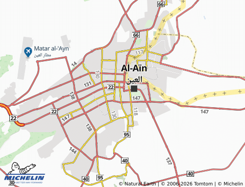 MICHELIN Al Masagi map - ViaMichelin