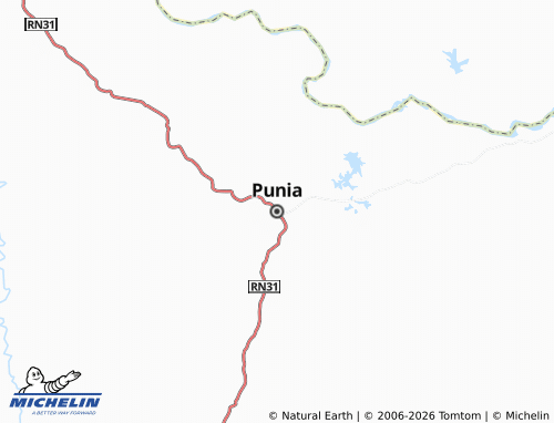 Mappa MICHELIN Punia - ViaMichelin