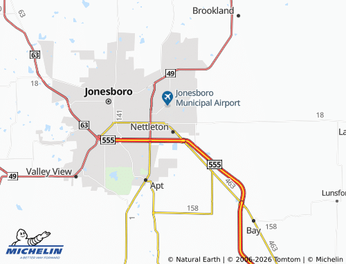 Mappa MICHELIN Nettleton - ViaMichelin