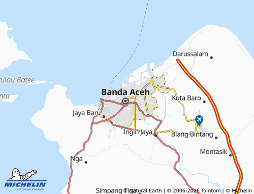 MICHELIN Peunayong map - ViaMichelin