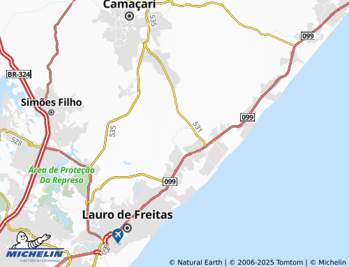 MICHELIN Cajazeiras de Abrantes map - ViaMichelin