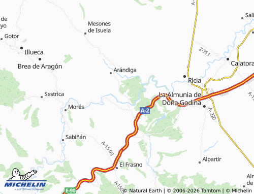 Mappa MICHELIN Chodes - ViaMichelin