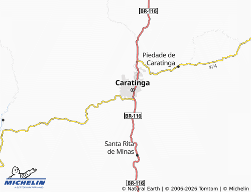 Carte MICHELIN Nossa Aparecida - ViaMichelin