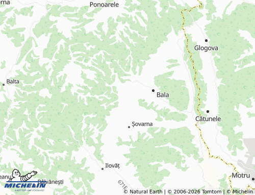 Mappa MICHELIN Rudina - ViaMichelin