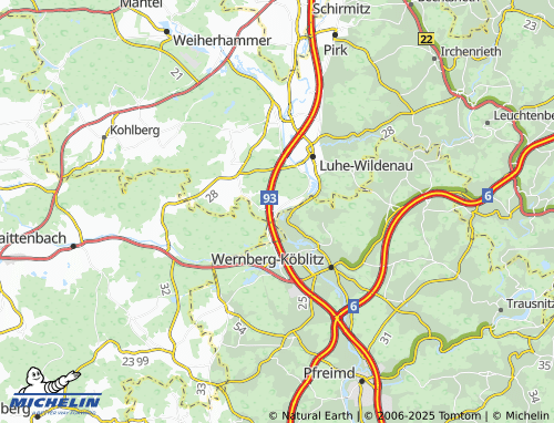 Mapa MICHELIN Grünau - ViaMichelin