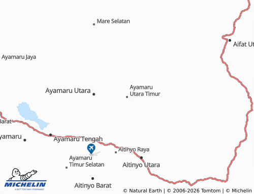 Mapa MICHELIN Ayamaru Utara Timur - ViaMichelin