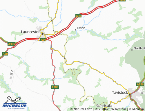 Carte MICHELIN Bradstone - ViaMichelin