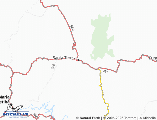 Mapa MICHELIN Santa Teresa - ViaMichelin
