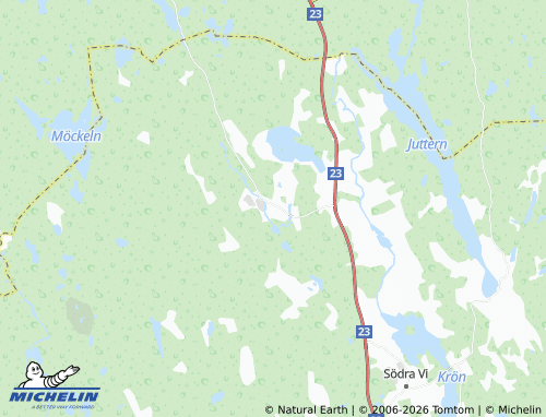 MICHELIN Gullringen map - ViaMichelin