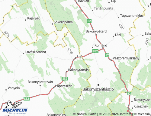 MICHELIN-Landkarte Gic - ViaMichelin