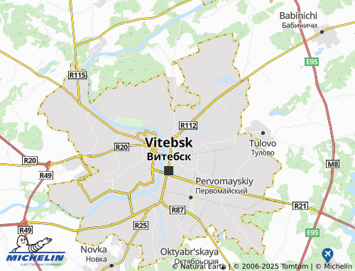 Carte MICHELIN Oktyabr'skiy - ViaMichelin
