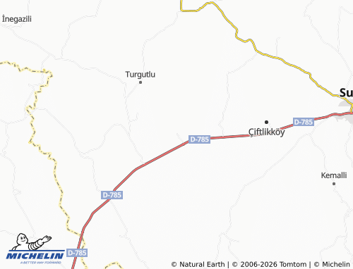 MICHELIN Aydoğan map - ViaMichelin