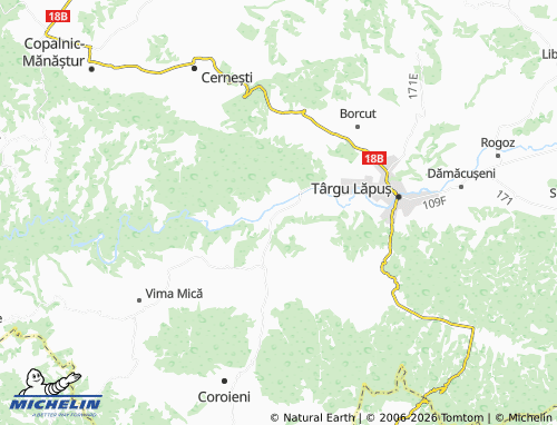 MICHELIN-Landkarte Răzoare - ViaMichelin
