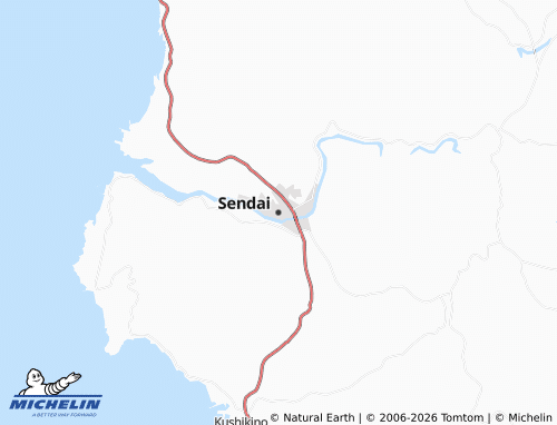 MICHELIN Sendai map - ViaMichelin