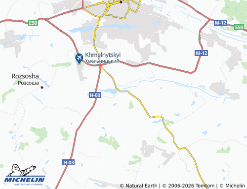 MICHELIN-Landkarte Karpivtsi - ViaMichelin