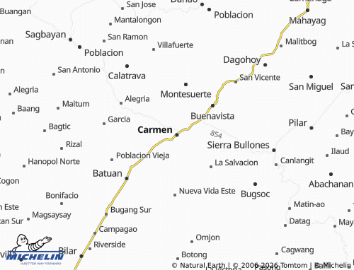 Mappa MICHELIN Carmen - ViaMichelin