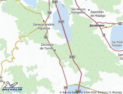 Mapa MICHELIN Las Cebollas - ViaMichelin