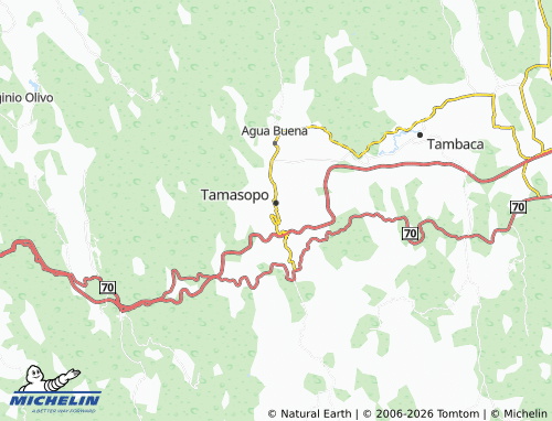 MICHELIN La Curva map - ViaMichelin