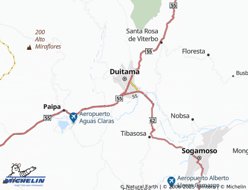 MICHELIN Villa Olímpica map - ViaMichelin