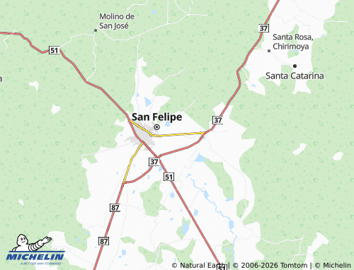 MICHELIN Los Díaz map - ViaMichelin