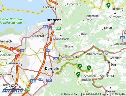MICHELIN Bildstein map - ViaMichelin