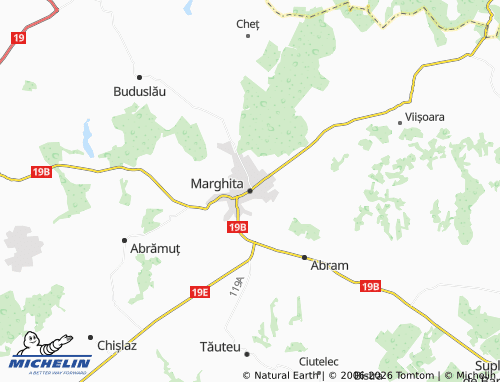 Mappa MICHELIN Marghita - ViaMichelin